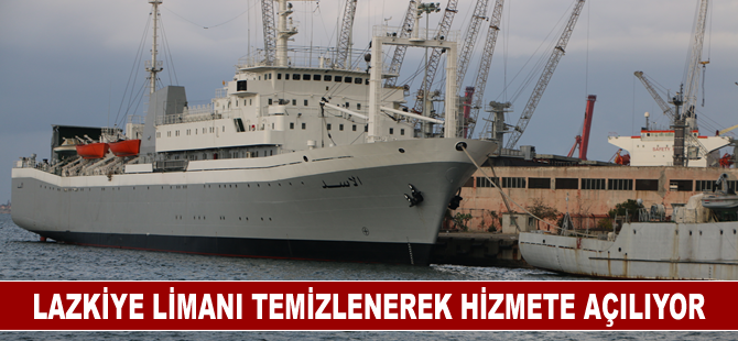 Lazkiye Limanı temizlenerek hizmete açılıyor