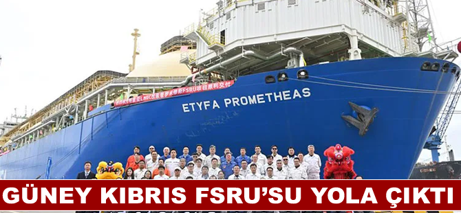 Güney Kıbrıs FSRU’su yola çıktı