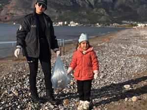 Bozyazı'da sahil temizliği yapıldı