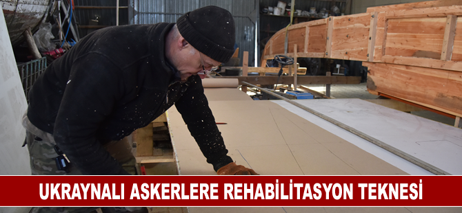 Ukraynalı askerlere rehabilitasyon teknesi