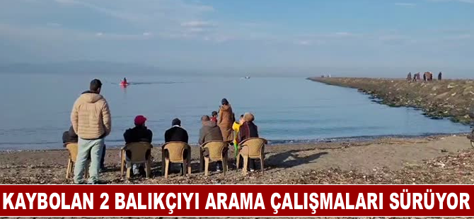 Kaybolan 2 balıkçıyı arama çalışmaları sürüyor