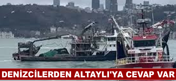 Denizcilerden Altaylı'ya cevap var