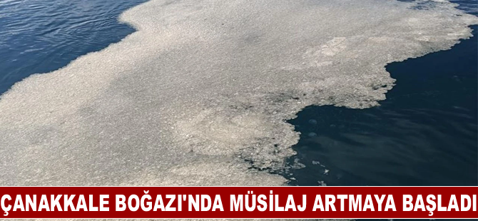 Çanakkale Boğazı'nda müsilaj artmaya başladı