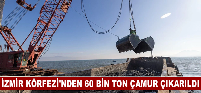 İzmir Körfezi'nden 60 bin ton çamur çıkarıldı