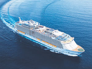 ​Royal Caribbean'ın yeni gemisi “Harmony of the Seas” Mayıs'ta denize indirilecek