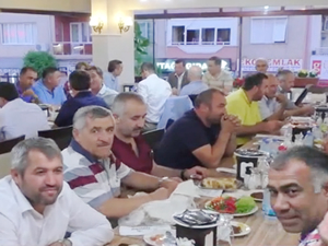 Gemi Söküm Yan Sanayicileri Derneği üyeleri iftarda buluştu