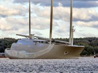 Süper yat, 'Sailing Yacht A' denize indirildi