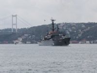 Rus savaş gemisi "PEREKOP" İstanbul Boğazı'ndan geçti