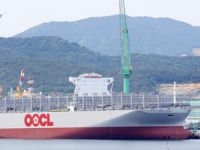 OOCL’nin mega gemisi Süveyş Kanalı’nda karaya oturdu