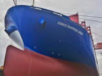 ‘COSCO Shipping Aries’ isimli gemi, COSCO'ya teslim edildi