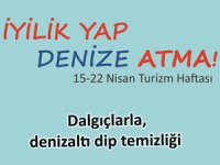 Ayvalık'ta deniz dibi temizliği yapılacak