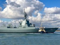 Avustralya, ‘HMAS SYDNEY’i Osborne'de suya indirdi