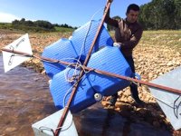 Osmaniye’de elektrikle balık avı yapılan paneller bulundu