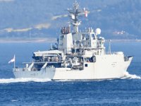 'HMS Echo' isimli İngiliz savaş gemisi, Çanakkale Boğazı'ndan geçti