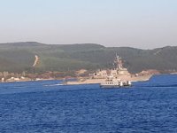 'USS Porter' isimli ABD savaş gemisi, Çanakkale Boğazı'ndan geçti