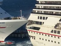 Carnival Glory ve Carnival Legend isimli yolcu gemileri çatıştı