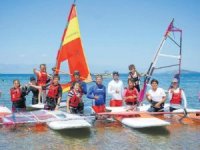 Geleceğin sporcuları Cunda’da yetişiyor