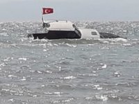 ‘Y. Calypso’ isimli tekne, Tekirdağ'da karaya oturdu