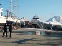 Çeşme Marina'da yangın tatbikatı gerçekleştirildi