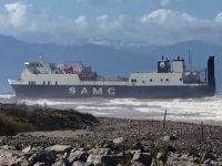 İskenderun Körfezi'nde karaya oturan hacizli gemi yeniden Körfez’e çekilecek