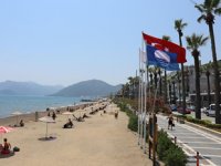 Marmaris Belediyesi’nin ikinci plajı da Mavi Bayrak aldı