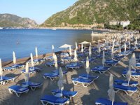 Marmaris, mavi bayraklı plajları ile misafirlerini bekliyor