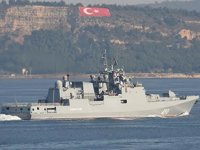 Rus savaş gemisi, Çanakkale Boğazı'ndan geçti