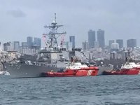 ABD savaş gemisi USS Porter, Sarayburnu Limanı’na yanaştı