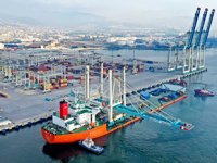 Safiport’un 4. STS vinçleri liman sahasına geldi