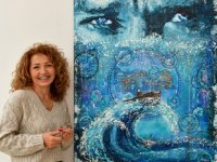 Ressam Ayşen Can'ın 4. kişisel sergisi ‘Sır-lı Seyir’ kapılarını açmaya hazırlanıyor