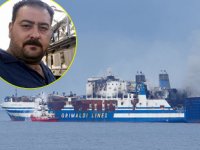 Euroferry Olympia isimli RO-RO gemisindeki yangında kaybolan Mehmet Çakır’dan hala haber yok