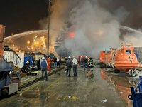 Sefine Tersanesi’ndeki SIYA isimli gemide yangın çıktı