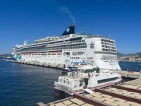 Bodrum'a "Norwegian Jade" kruvaziyeri ile 2 bin 721 turist geldi