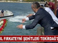 Ertuğrul Fırkateyni şehitleri Tekirdağ'da anıldı