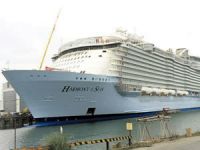 Harmony of the Seas denize inmeye hazırlanıyor