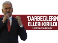 Başbakan Binali Yıldırım: Darbecilerin elleri kırıldı